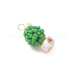 Pendentifs cactus en perles de verre&nbsp;PALLOY-MZ00860-02