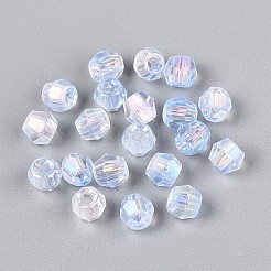 Perle di vetro verniciate a spruzzo trasparente&nbsp;EGLA-N018-4mm-05