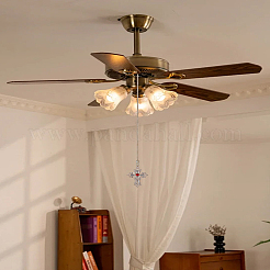 2 Stück Kreuzlegierungsanhänger für Deckenventilator-Zugkettenverlängerungen&nbsp;HJEW-LP00080