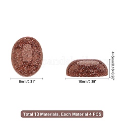 Natürliche und synthetische Edelstein Cabochons&nbsp;G-PH0001-02