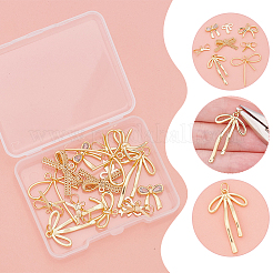 16pcs 8 Arten Messinganhänger&nbsp;KK-AR0004-62