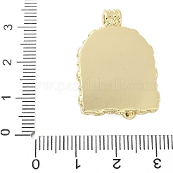 Colgantes de esmalte de latón&nbsp;KK-F886-01G-07
