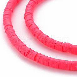 Chapelets de perle en pâte polymère manuel&nbsp;CLAY-T002-4mm-69