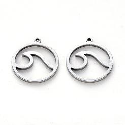 Pendentifs en acier inoxydable 304 anti-ternissement&nbsp;LS-X-STAS-N092-95