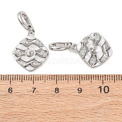 Picchetti in ottone zirconi con micro pavè&nbsp;KK-A279-06P