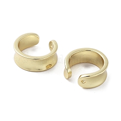 Anello per polsino in ottone placcato a cremagliera&nbsp;EJEW-C081-11G