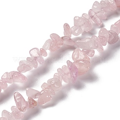 Chapelets de perles en quartz rose naturel&nbsp;LS-G-O049-B-36