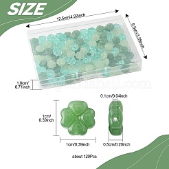 120 Stück 10 Stile transparente&nbsp;GLAA-FS0002-47