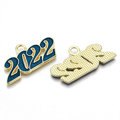 Emaille Anhänger Legierung&nbsp;PALLOY-N160-001-02G-RS