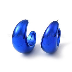 Boucles d'oreilles en acrylique arc&nbsp;EJEW-P251-17