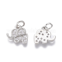 Colgante micropavé cubic zirconia de latón&nbsp;KK-G374-26