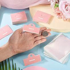 100 Stück faltbare Display-Kopfkarten aus Papier mit Blumendruck&nbsp;CDIS-TA0001-46C
