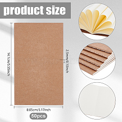 Blanko-Notizbücher aus Kraftpapier&nbsp;DIY-WH0899-830A
