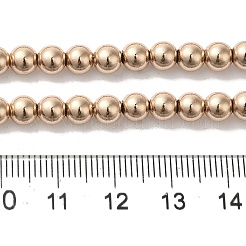 Fili di perline di ematite magnetica sintetica elettrolitica&nbsp;G-I364-D01