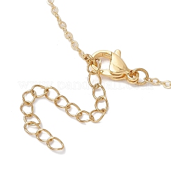 Colliers avec pendentif en forme d'empreinte de patte en perles rondes de 10 mm&nbsp;NJEW-JN05171-01