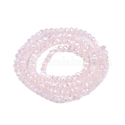 Chapelets de perles en verre électroplaqué&nbsp;EGLA-A044-J1mm-B02
