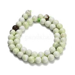 Natürliche Zitronentürkis (Jaspis) Perlen&nbsp;G-C259-B04-8mm