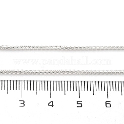 Colliers à chaîne en laiton de 1.5 mm&nbsp;KK-K398-29S