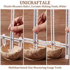 Kunststoff-Messlineal&nbsp;TOOL-WH0155-186
