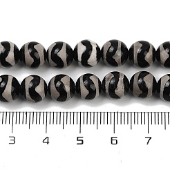 Tibetischen Stil dzi Perlen Stränge&nbsp;G-U022-A01-8mm