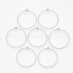 Accesorios para pendientes de aro de acero inoxidable 304&nbsp;X-STAS-T047-17