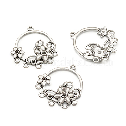 Supports de strass de connecteur en alliage de style tibétain&nbsp;PALLOY-TA0001-20AS