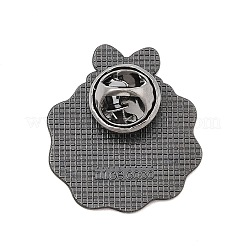 Broche en alliage de zinc émaillé sur le thème de Noël pour vêtements de sac à dos&nbsp;LS-JEWB-R003-02EB-02