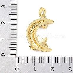 Ottone micro spianare pendenti zirconi&nbsp;KK-H518-05G