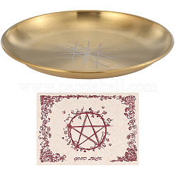 Bandeja para candelabro de acero inoxidable&nbsp;AJEW-WH20019-90A