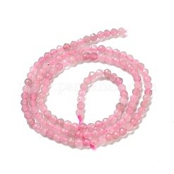 Madagascar naturel rose perles de quartz brins&nbsp;X-G-B088-C09-03