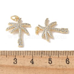 Pendentifs en laiton zircon cubique transparent&nbsp;KK-Q031-14G