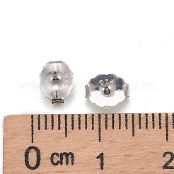 Anlaufgeschützte rhodinierte Ohrstecker aus Sterlingsilber&nbsp;STER-E041-11B