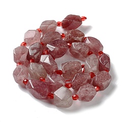 Fragola naturale perle di quarzo fili&nbsp;G-C182-14-01