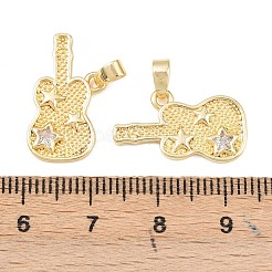 Colgante micropavé cubic zirconia de latón&nbsp;KK-C248-14G