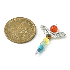 Pendentifs de pierres précieuses de chakra&nbsp;PALLOY-TA00073