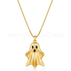 Halloween-Halsketten mit Geisteranhänger aus Messing für Damen&nbsp;FS-WG65C6E-01