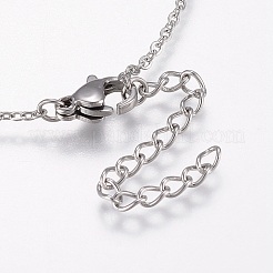 Colliers pendentifs en acier inoxydable 304&nbsp;NJEW-F213-02
