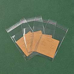 30 Stück Ohrring-Displaykarten aus Kraftpapier mit Loch zum Aufhängen&nbsp;EDIS-YW0001-05