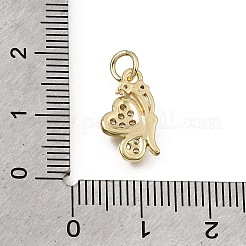 Ciondoli in ottone zirconi chiari micro pavé&nbsp;CU-L001-09G-06