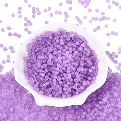 Perles de rocaille en verre transparent dépoli fgb&nbsp;SEED-N013-02A-07