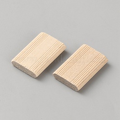 Gerillte Passstifte aus Holz&nbsp;AJEW-WH0596-357A