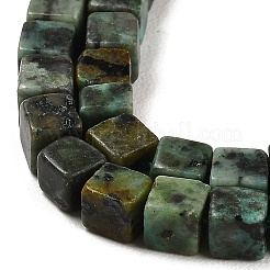 Natürliche afrikanische türkis (jasper) perlen stränge&nbsp;G-G002-A03
