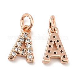 Messing-Mikro pflastern Klasse AAA Zirkonia Anhänger / charms&nbsp;LS-ZIRC-P067-11RG-A-NR