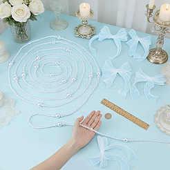 Décorations de fête en plastique ABS imitation perle&nbsp;HJEW-PH02544