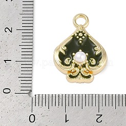 Gestell Legierung Emaille Anhänger&nbsp;PALLOY-P309-06G-02