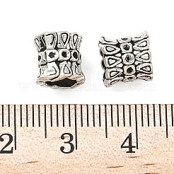 Tibetische Stil Legierung Großlochperlen&nbsp;TIBEB-L008-07AS