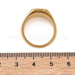 Anillos de dedo de acero inoxidable 304 para mujer&nbsp;LS-RJEW-B164-03G