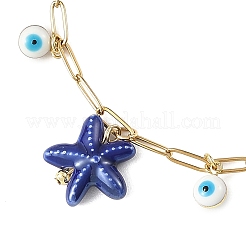304 Edelstahl-Büroklammerkettenarmbänder für Frauen&nbsp;BJEW-JB14198-02