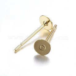 Ohrstecker-Beschläge aus Edelstahl 304&nbsp;STAS-P210-45G-01