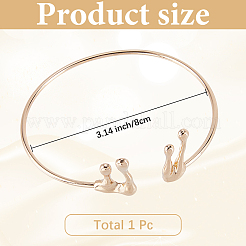 1 bracciale in lega per donna&nbsp;AJEW-GF0010-92G-02